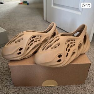 Adidas Tan Slip-On Shoes